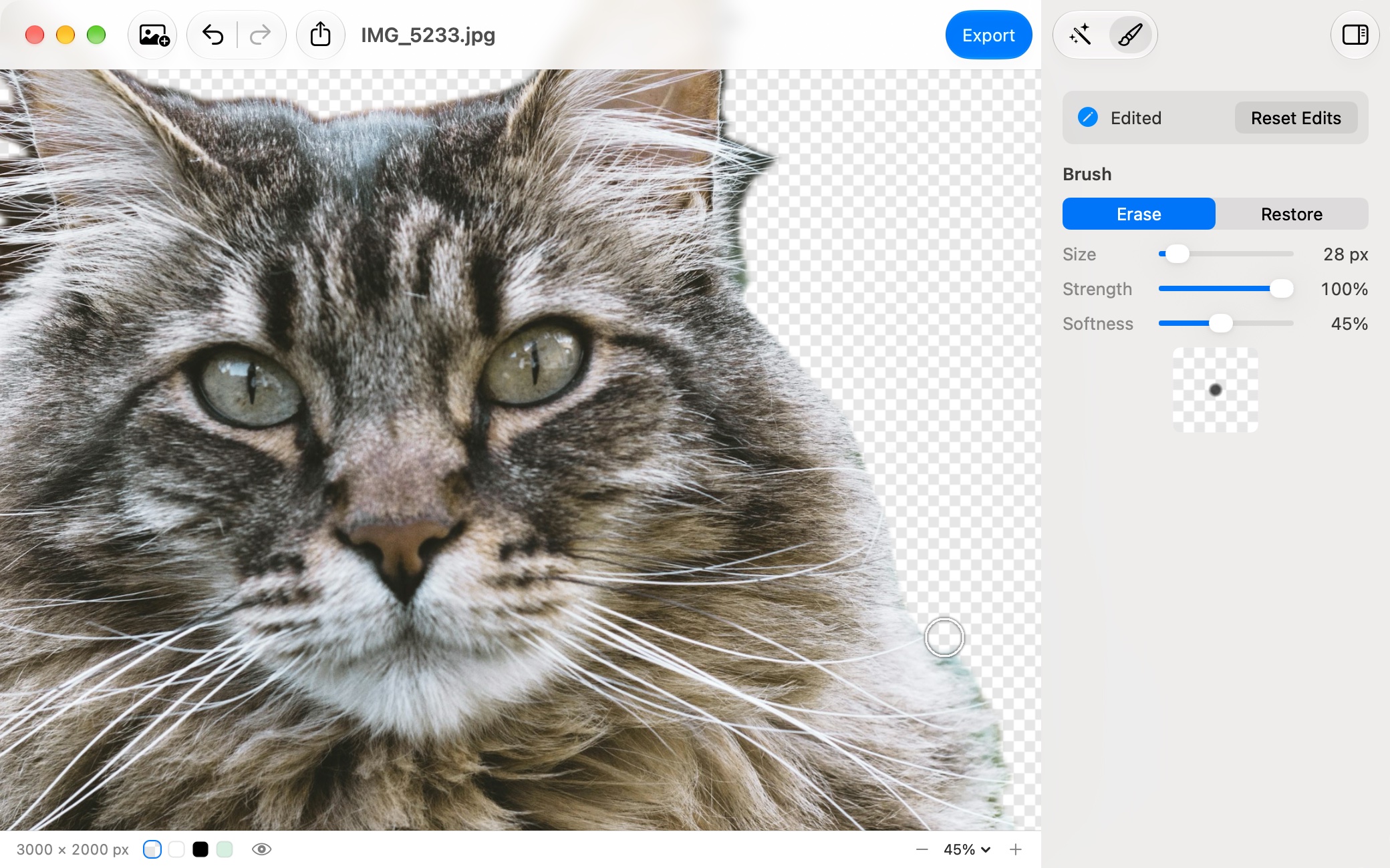 Alpha: Fix any edge by hand