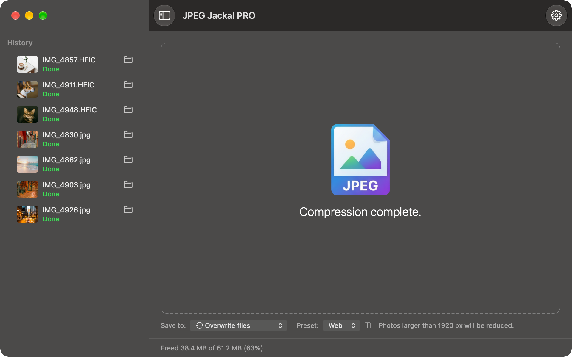 JPEG Jackal screenshot
