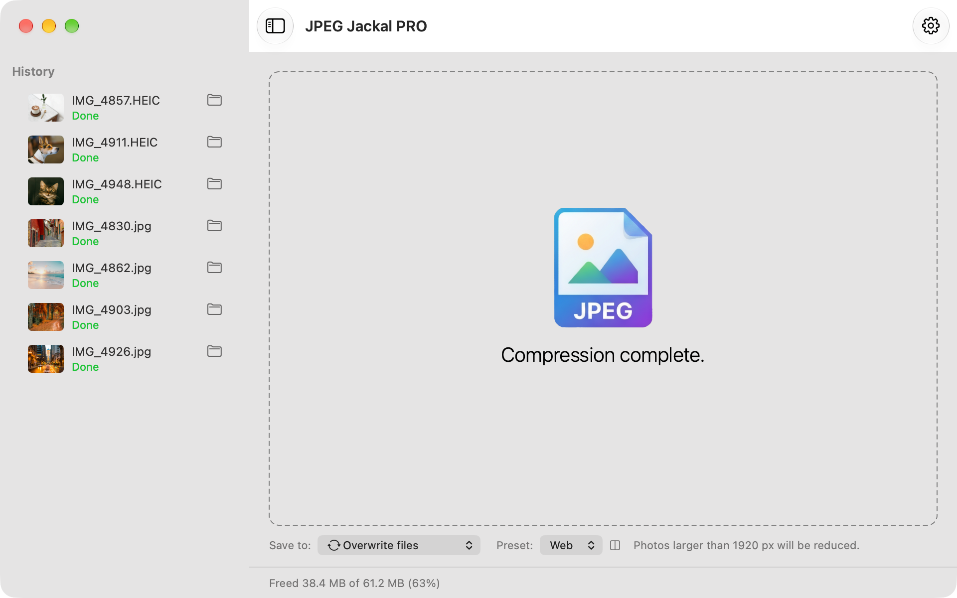 JPEG Jackal screenshot